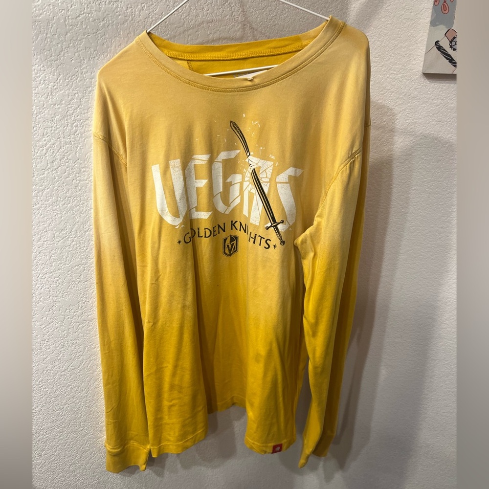 Men’s long sleeve tshirt bundle, 2XL 
Vegas golden knights & plain grey
